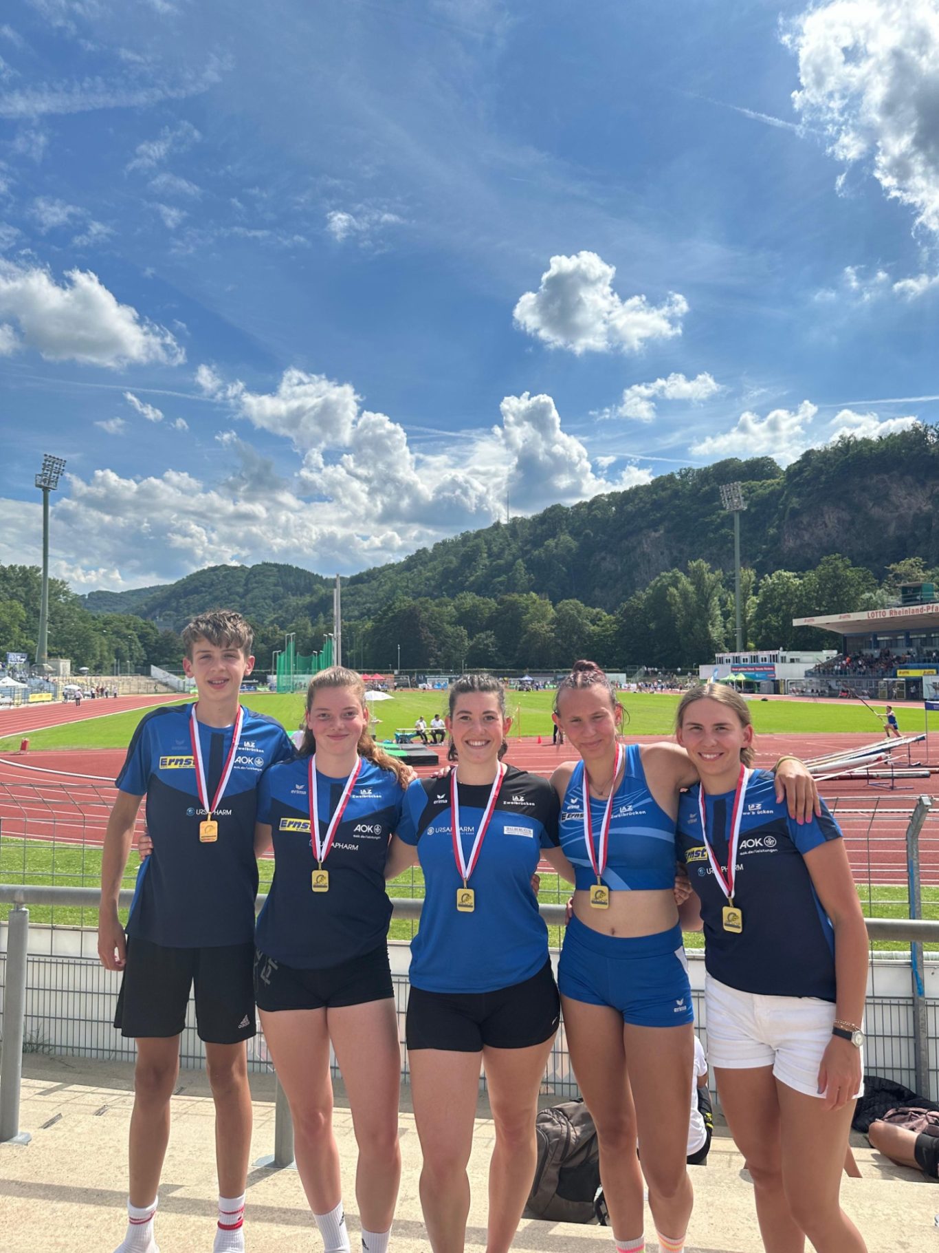 David, Mareike, Leah, Elif und Ines bei den SDM